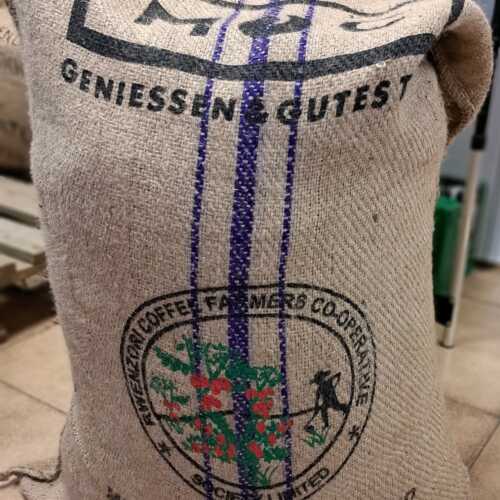 Uganda Jute Kaffeesack Rwenzori Coffee Farmers.jpg